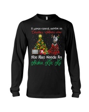 Christmas Alone - Alaskan Klee Kai Long Sleeve Tee tile