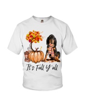 It is Fall - Coonhound Youth T-Shirt tile