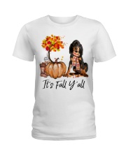 It is Fall - Coonhound Ladies T-Shirt tile