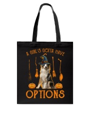 Options - BLUE MERLE Australian Shepherd Tote Bag tile