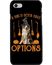 Options - BLUE MERLE Australian Shepherd Phone Case tile