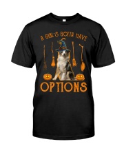 Options - BLUE MERLE Australian Shepherd Premium Fit Mens Tee tile