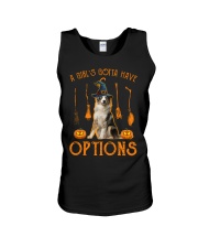 Options - BLUE MERLE Australian Shepherd Unisex Tank tile