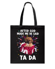 God Said - Puggle 2 Tote Bag tile