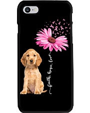 Daisy Ribbon - GOLDEN Cocker Spaniel Phone Case tile