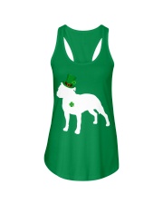 Lucky Shamrock - Pitbull Ladies Flowy Tank tile
