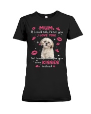 Tell You - CREAM Shih Tzu Premium Fit Ladies Tee tile