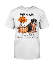 Fall And - miniature Australian Shepherd Classic T-Shirt tile