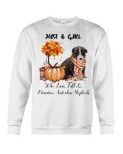Fall And - miniature Australian Shepherd Crewneck Sweatshirt tile