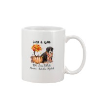 Fall And - miniature Australian Shepherd Mug tile