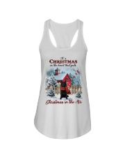 Christmas Air - Schipperke Ladies Flowy Tank tile
