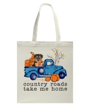 Blue Car - Yorkipoo Tote Bag tile