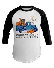 Blue Car - Yorkipoo Baseball Tee tile