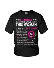 5 things - Dog Mom Youth T-Shirt tile