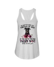 At The End - Beauceron Ladies Flowy Tank tile