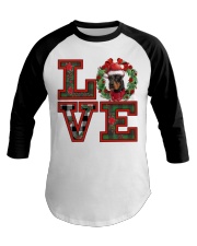 Christmas Love - Doberman 1 Baseball Tee tile