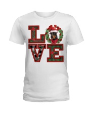 Christmas Love - Doberman 1 Ladies T-Shirt tile