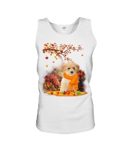 Fall Leaf - Poochon Unisex Tank tile