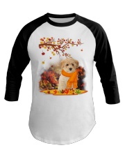 Fall Leaf - Poochon Baseball Tee tile