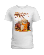 Fall Leaf - Poochon Ladies T-Shirt tile