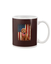 Goldendoodle - American Flag Mug tile