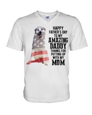 Father Day - Great Pyrenees V-Neck T-Shirt tile