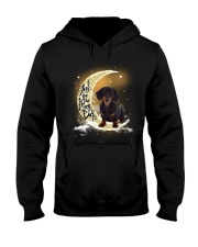 Moon n Back - Dachshund 5 Hooded Sweatshirt tile