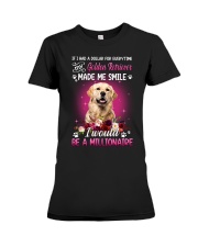 Millionaire - Golden Retriever 2 Premium Fit Ladies Tee tile