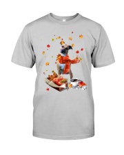 Autumn Leaves Black Mouth Cur Classic T-Shirt front