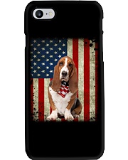 Basset Hound - American Flag Phone Case tile