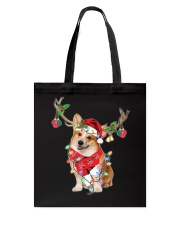 Reindeer - Corgi Tote Bag tile