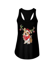 Reindeer - Corgi Ladies Flowy Tank tile