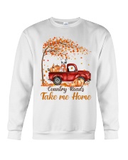 Country Fall - Chinese Crested Dog Crewneck Sweatshirt tile