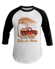 Country Fall - Chinese Crested Dog Baseball Tee tile