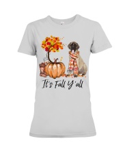 It is Fall - English Mastiff Premium Fit Ladies Tee tile