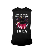 God Said - BLACK Pomeranian Sleeveless Tee tile
