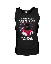 God Said - BLACK Pomeranian Unisex Tank tile