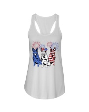American Firework - Blue Heeler Ladies Flowy Tank tile