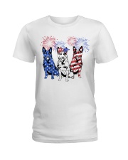 American Firework - Blue Heeler Ladies T-Shirt tile
