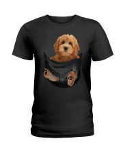 Pocket - Goldendoodle Ladies T-Shirt tile