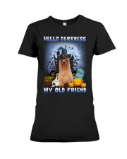 Hello Darkness - Silky Terrier Premium Fit Ladies Tee tile