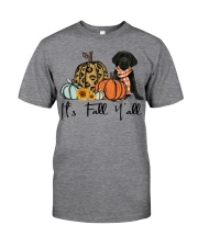 Fall Pumpkin BLACK Goldador Classic T-Shirt front
