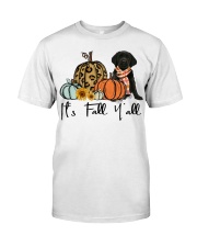 Fall Pumpkin BLACK Goldador Classic T-Shirt tile