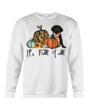 Fall Pumpkin BLACK Goldador Crewneck Sweatshirt tile