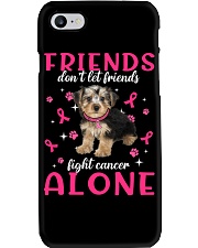 Cancer Alone - Morkie 1 Phone Case tile