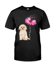 Daisy Ribbon - GOLD Morkie Classic T-Shirt front