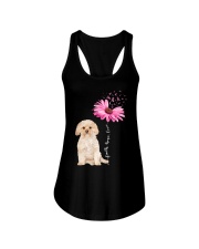 Daisy Ribbon - GOLD Morkie Ladies Flowy Tank tile