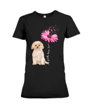 Daisy Ribbon - GOLD Morkie Premium Fit Ladies Tee tile