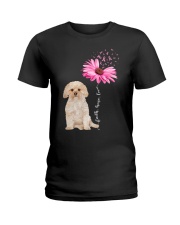 Daisy Ribbon - GOLD Morkie Ladies T-Shirt tile