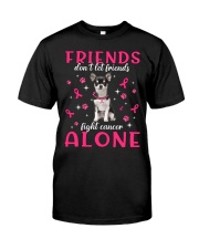 Cancer Alone - BLACK Chihuahua Classic T-Shirt front